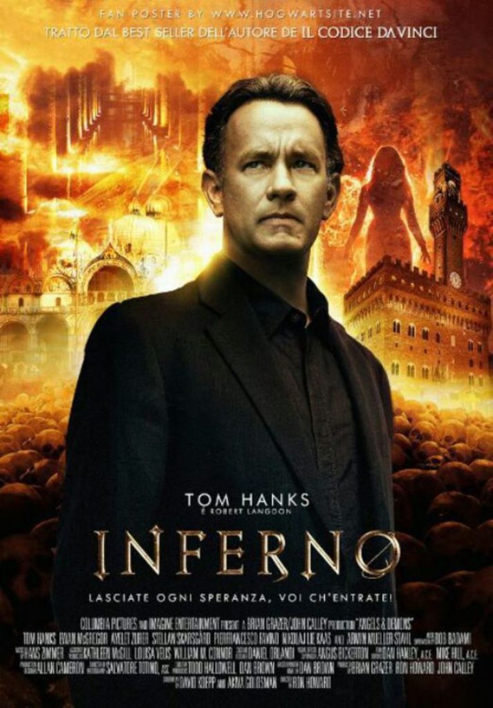 Inferno, Tom Hanks, film, locandina