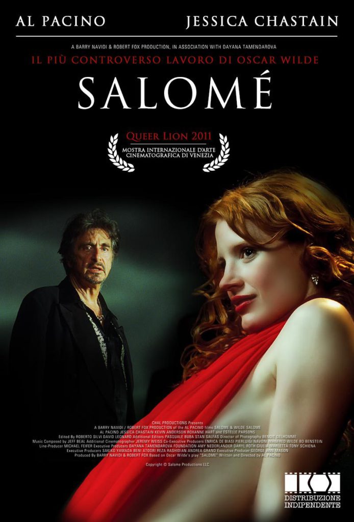 Wilde Salomé, Al Pacino, Oscar Wiilde, locandina