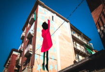 Street art: “Habitat” di Millo sulle facciate dei palazzi di Barriera