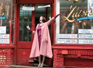 “The marvelous Mrs. Maisel”: gonne vaporose, fasce di seta e rivoluzione